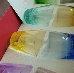 Moser 8 piece set whiskey glass set